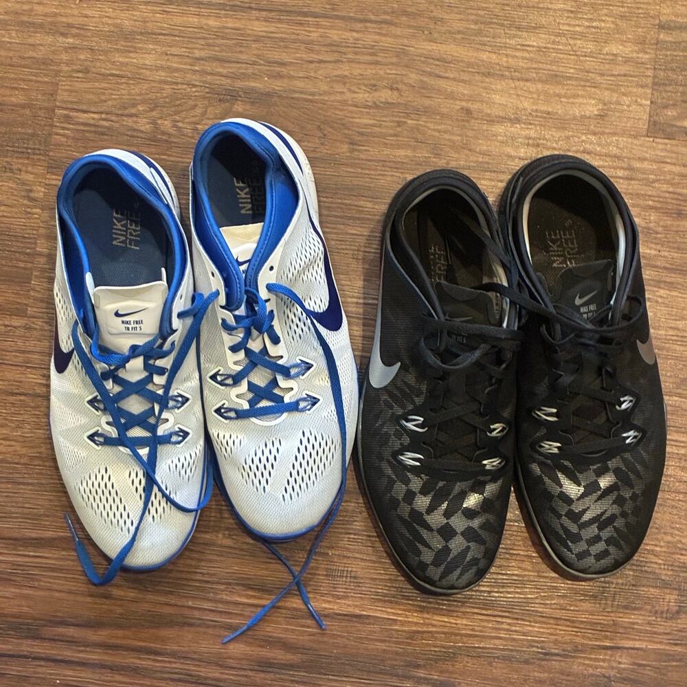 Nike Free TR 5 Training Shoes Womens 11 Mens 9.5 2 Pair Bundle